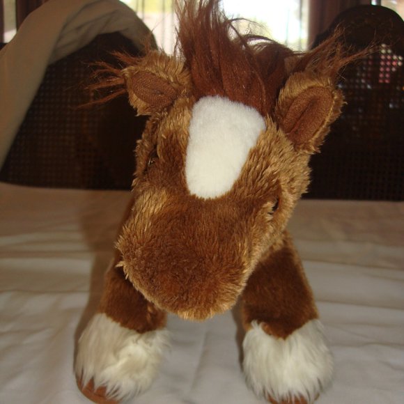 Ty Beanie Baby/Babies HOOFER Clydesdale Horse 2002 LARGE SIZE 12 1/2-13' - Picture 2 of 7